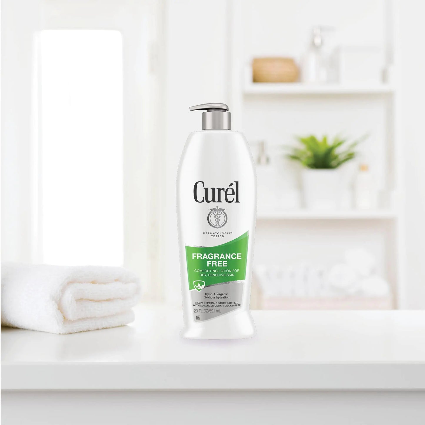 Curel Sensitive Skin Hydrating Lotion, Fragrance-Free, 13 Oz (3-Pack)