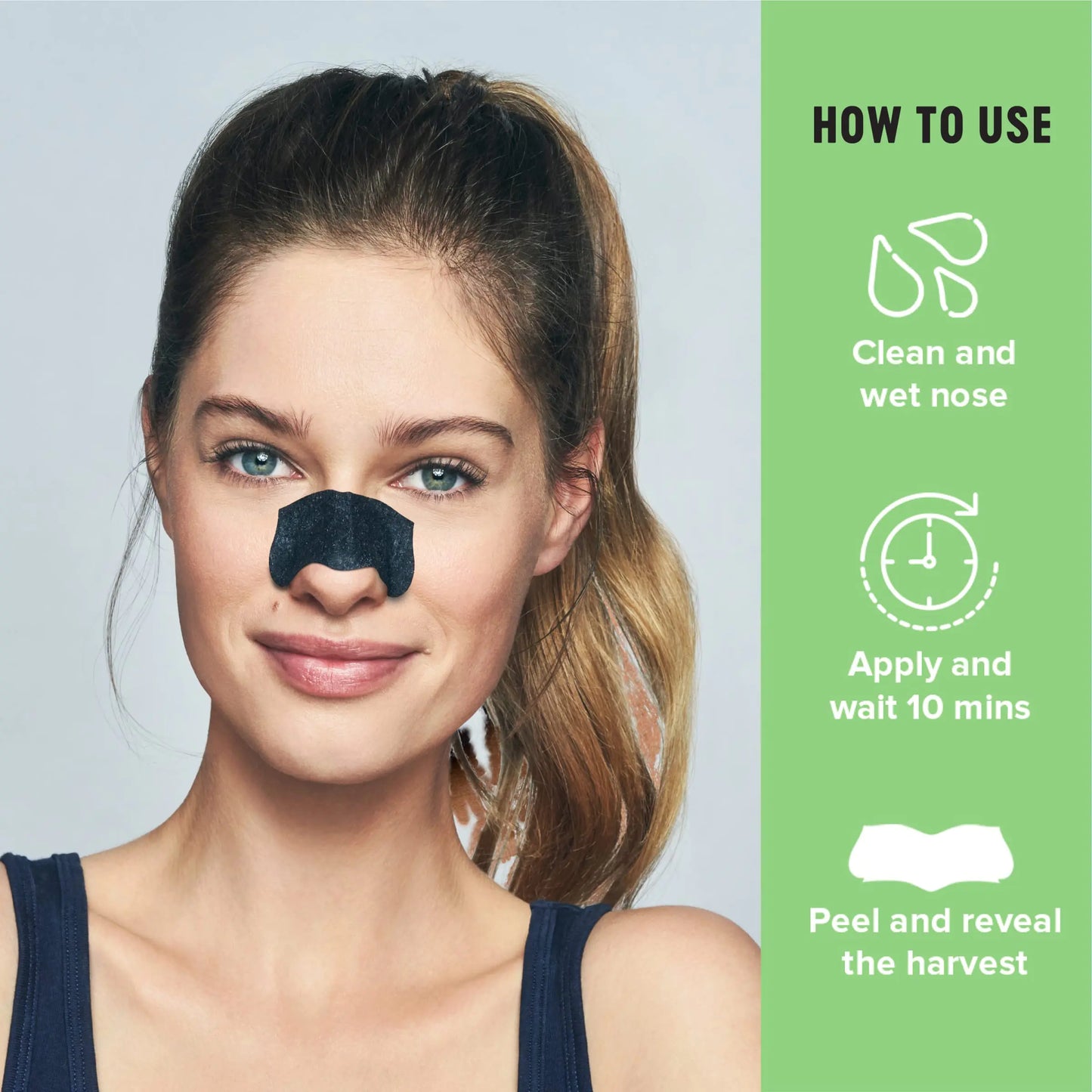 Charcoal Blackhead Removal Strips, 18-Pack for Oily Skin