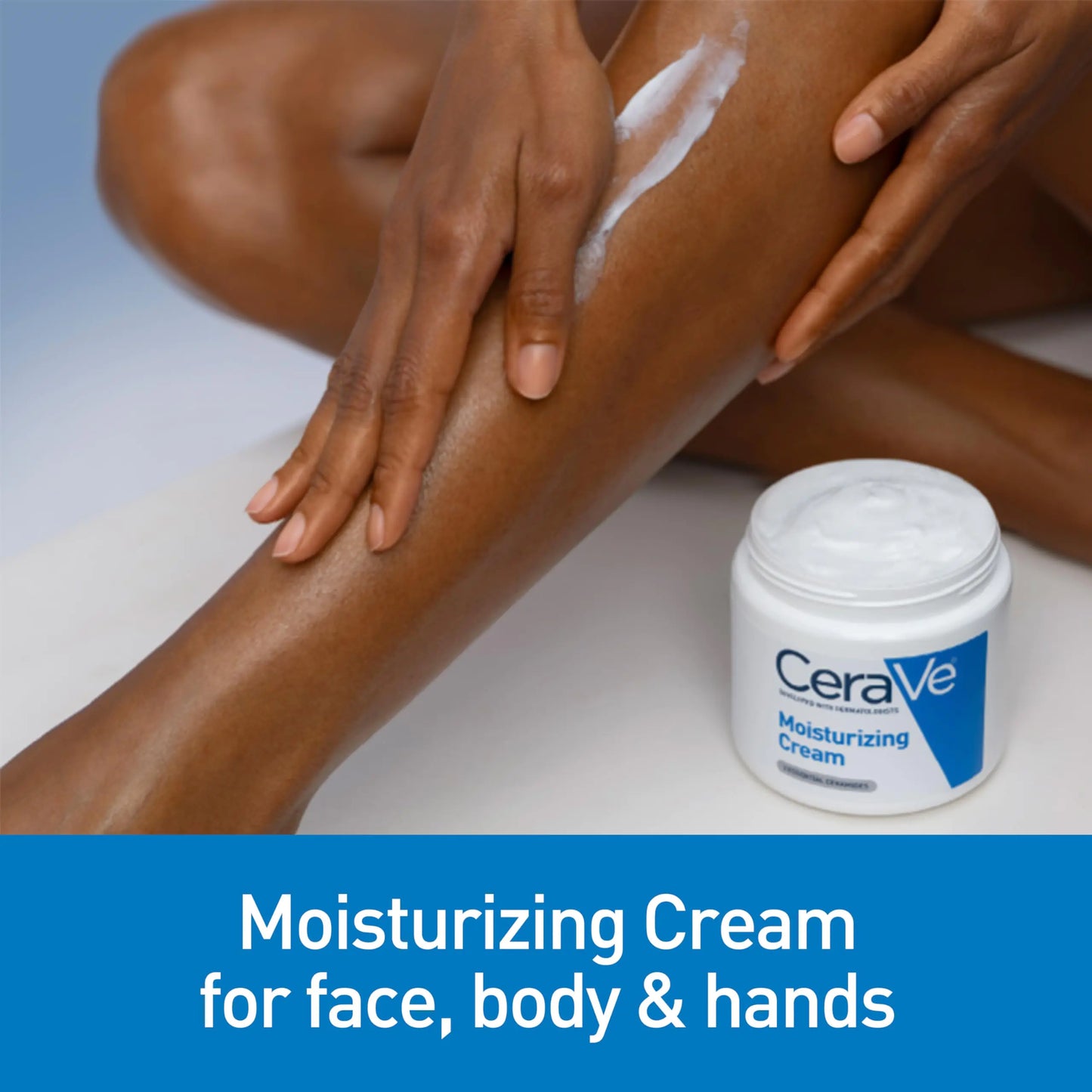 CeraVe Hydrating Cream | 24hr Face & Body Moisturizer | Oil-Free & Fragrance-Free